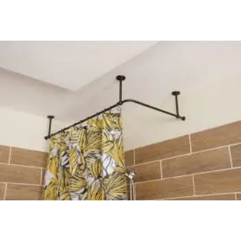Silver Shower Rods